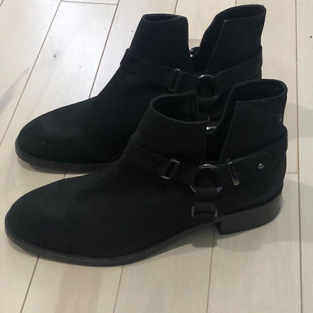ASOS Women's Ancha Cut-Out Ankle Boots Black Size 7